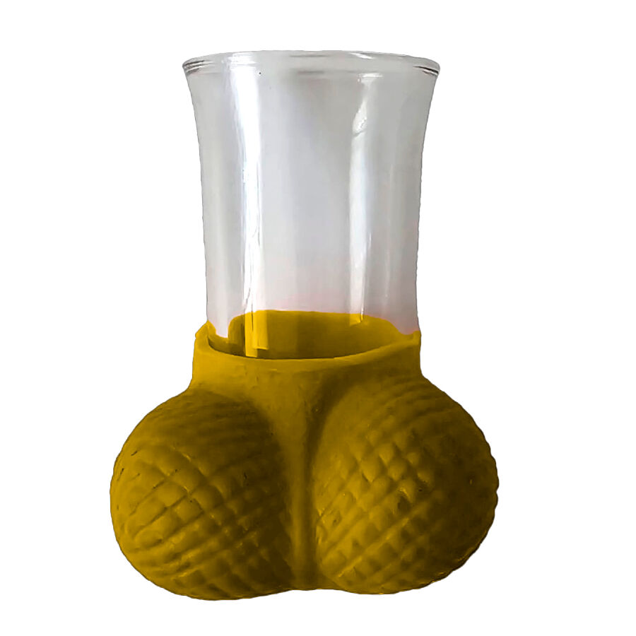 Vaso de chupito dorado DIABLO PICANTE