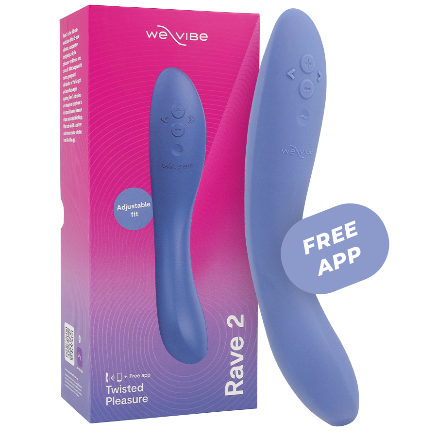 Vibrador para el punto G We-Vibe Rave 2 con app · Color: Azul