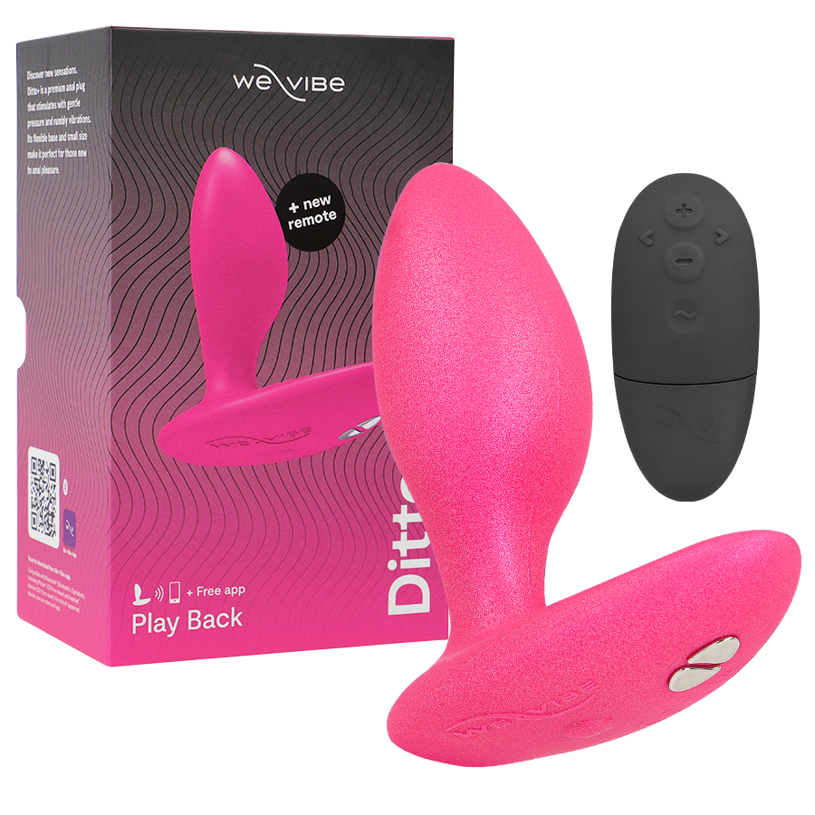 Plug anal de silicona con vibración potente para una estimulación precisa WE VIBE
