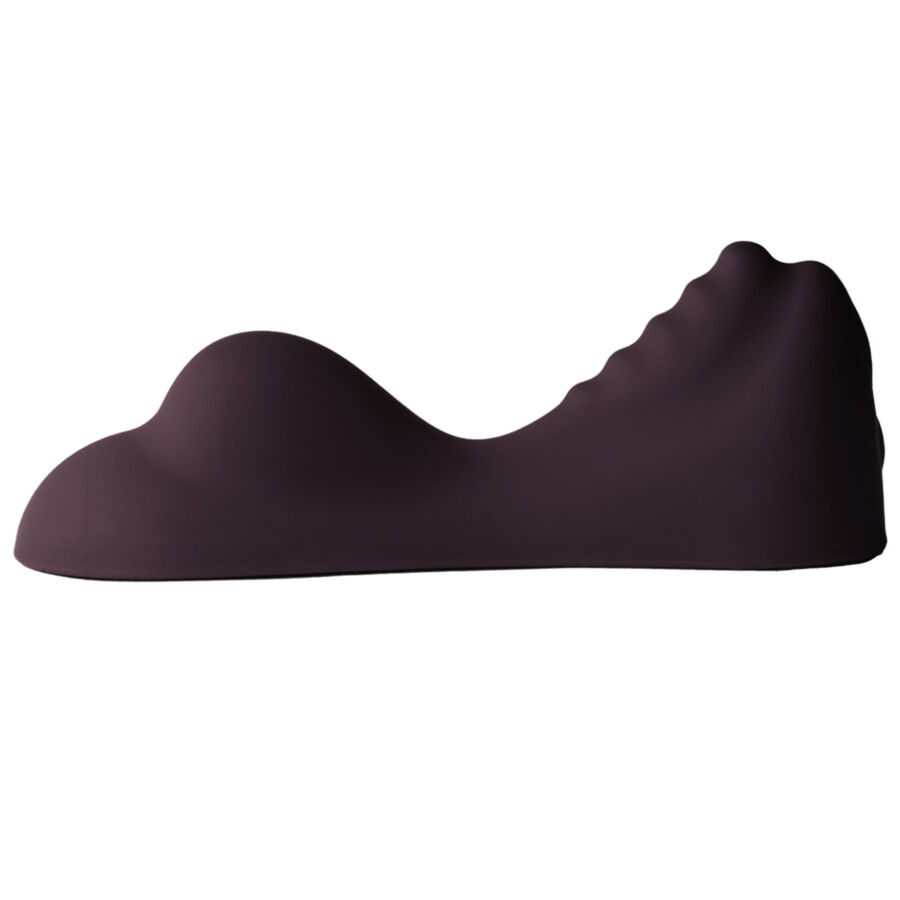 Vibrador de clítoris para usar sentado ROCKS-OFF Ruby Glow, morado
