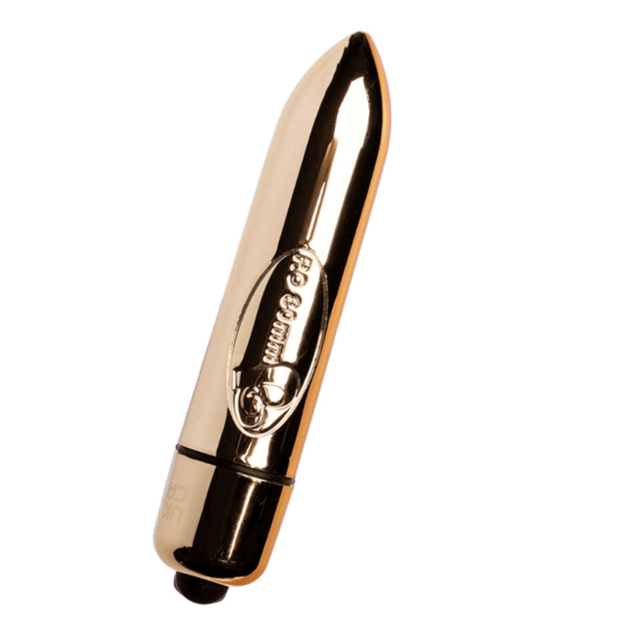 Minivibrador ROCKS-OFF RO-80 en color oro champán
