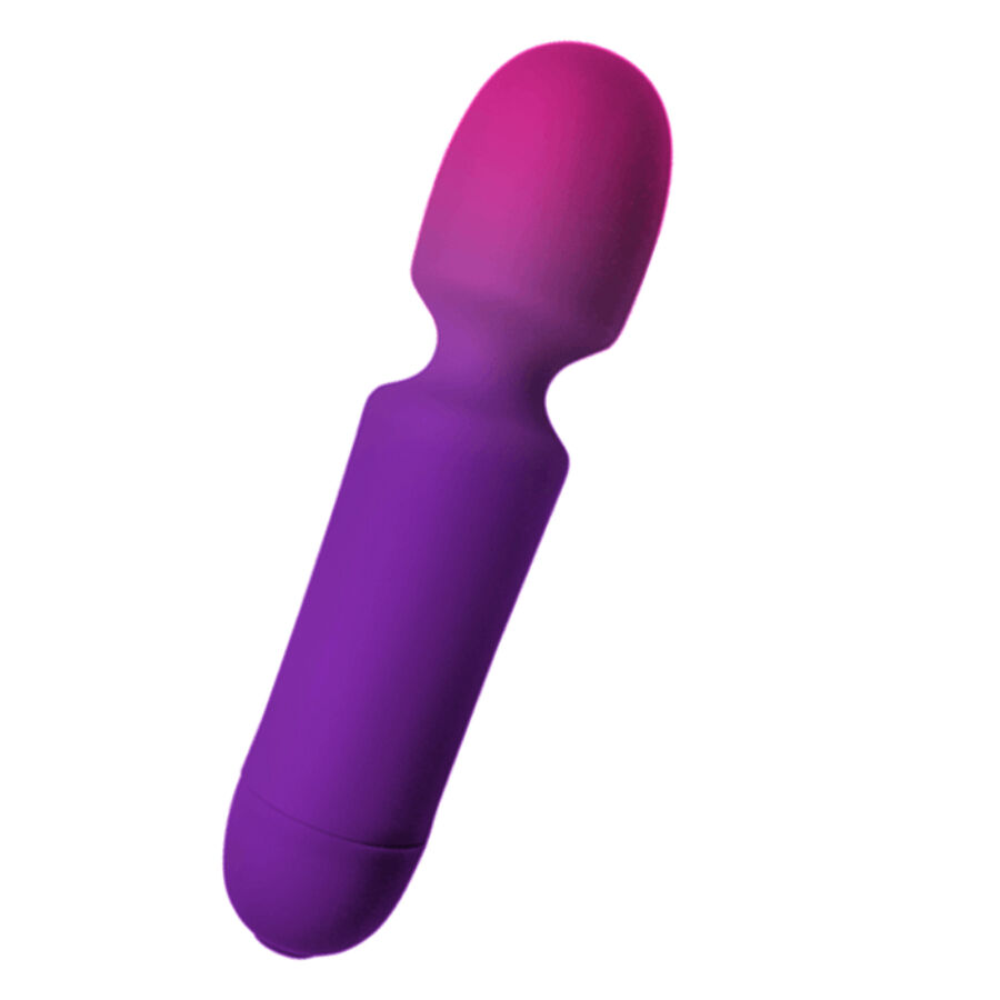 Vibrador mini ROCKS-OFF Glo Girl Wand, morado