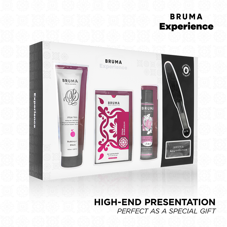 Set de regalo de masaje BRUMA XPERIENCE Sweet Gum Temptation