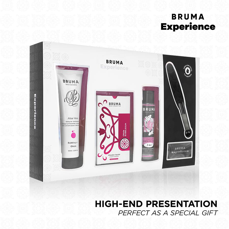Set de regalo de masaje BRUMA XPERIENCE Sweet Gum Temptation
