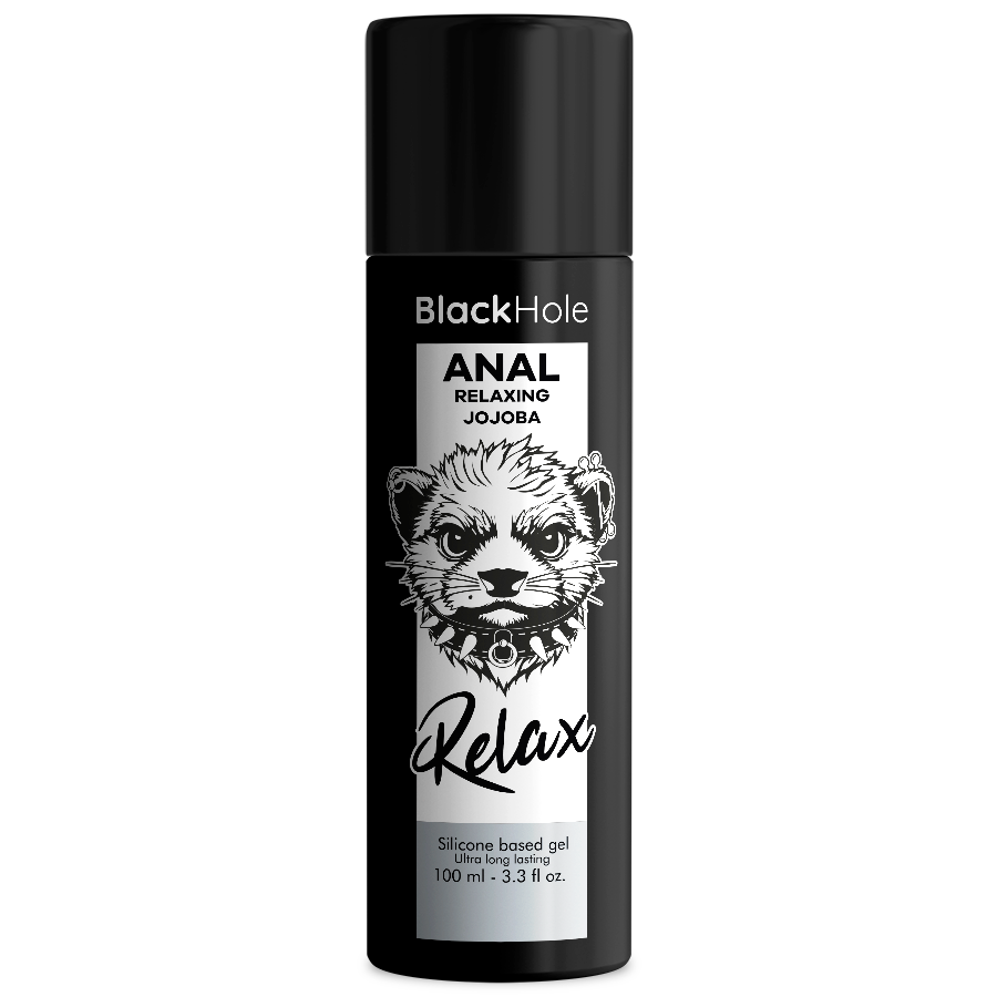 BLACK HOLE Anal Relaxing lubricante de silicona con jojoba 100 ml