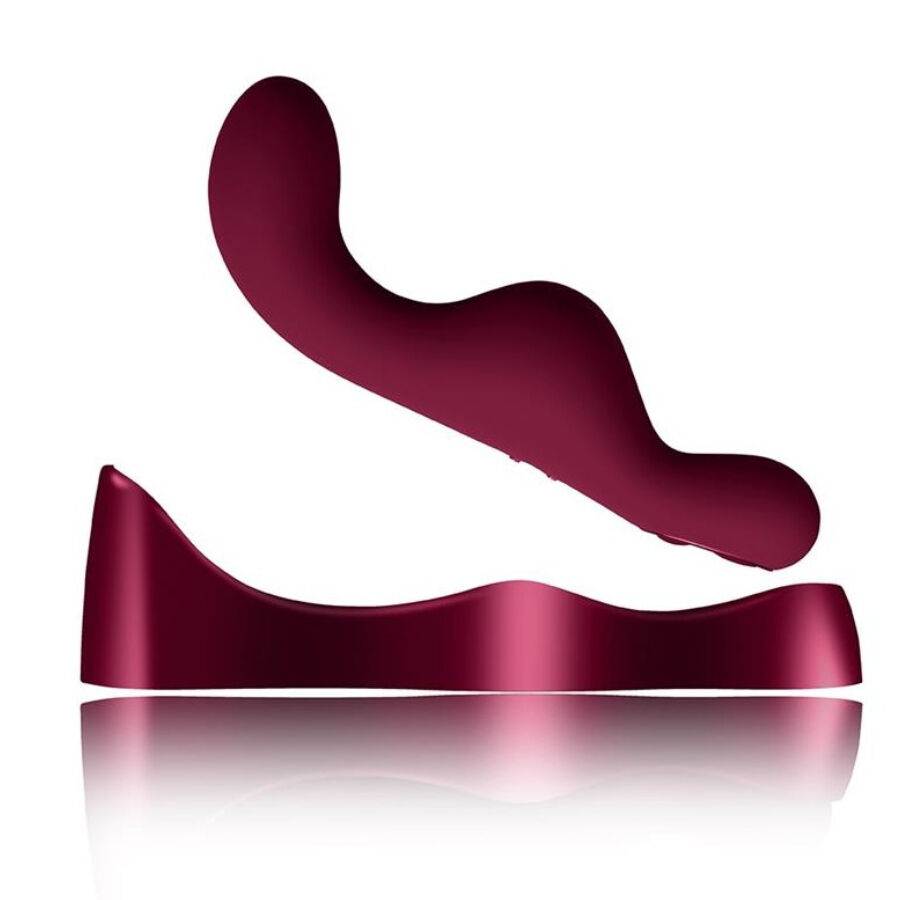 Vibrador para el punto G ROCKS-OFF Ruby Glow con mando a distancia