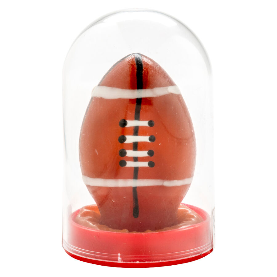 CONDOMERIE Rugbyball: regalo erótico decorativo pintado a mano