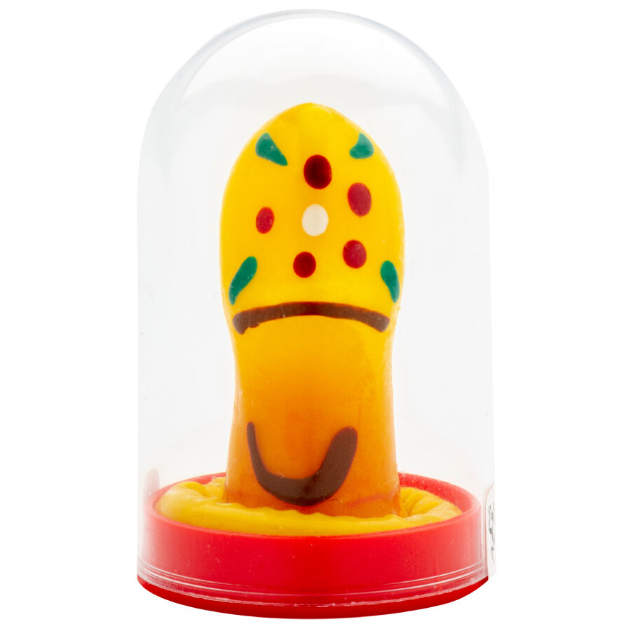 Condón de broma CONDOMERIE Clog: condón decorativo pintado a mano, un divertido regalo erótico