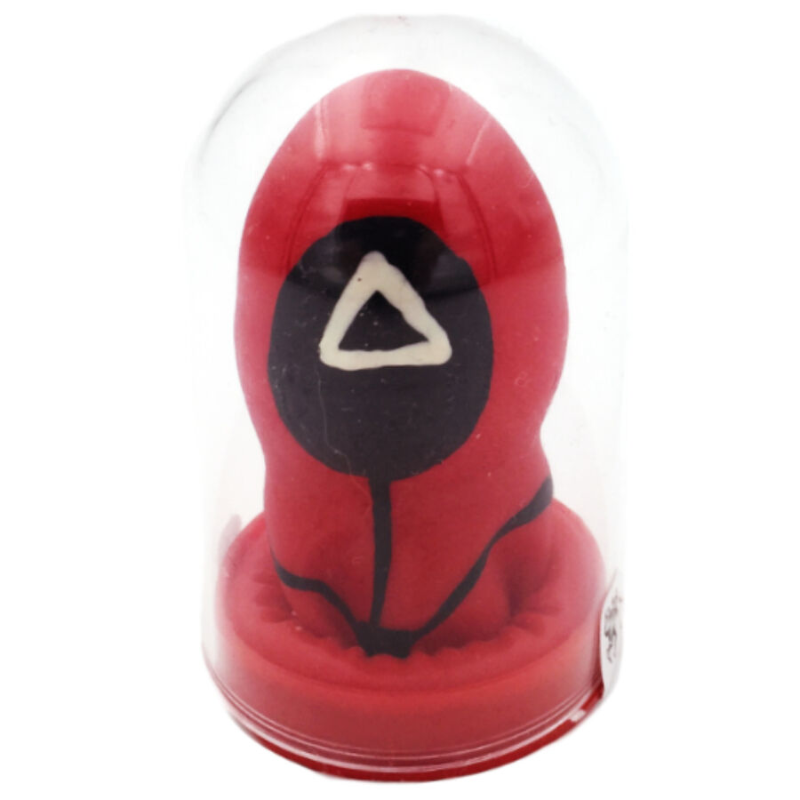 CONDOMERIE Triangle: preservativo decorativo pintado a mano, un divertido regalo erótico