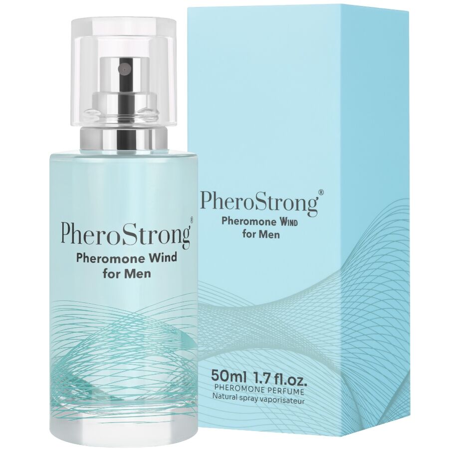 PheroStrong Wind for Men perfume con feromonas, 50 ml