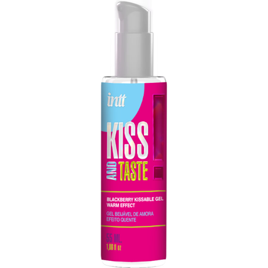 INTT RELEASES lubricante íntimo con efecto calor y sabor a mora, 55 ml