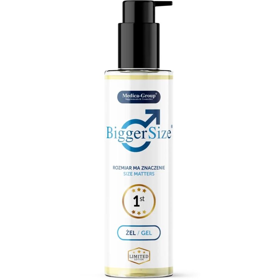 Gel íntimo para hombres MEDICA GROUP Bigger Size, 150 ml