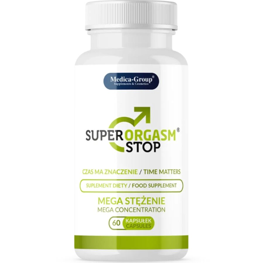 MEDICA GROUP Super Orgasm Stop complemento alimenticio, 60 cápsulas