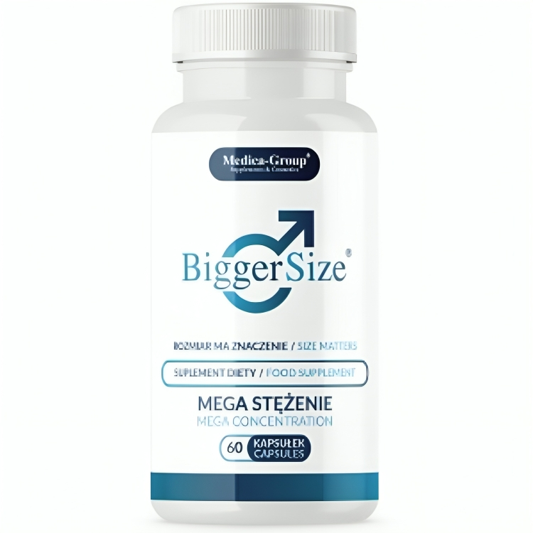 Complemento alimenticio MEDICA GROUP Bigger Size, 60 cápsulas
