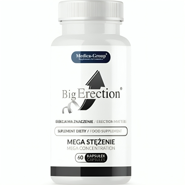 Complemento alimenticio MEDICA GROUP Big Erection, 60 cápsulas