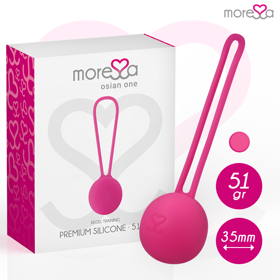 MORESSA OSIAN ONE Bola de Kegel de silicona, rosa