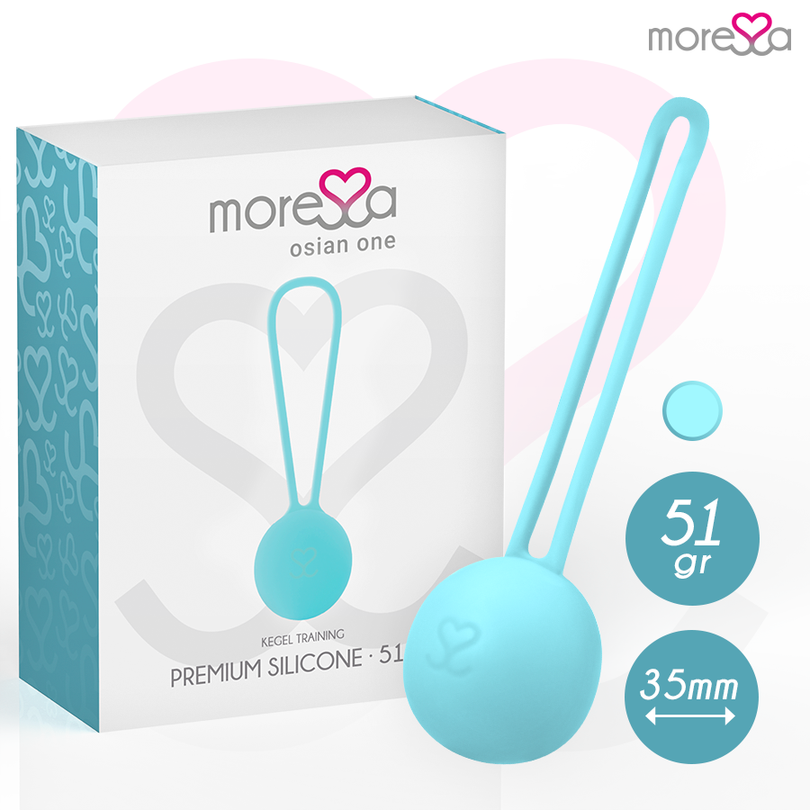 MORESSA OSIAN ONE bola china de silicona, turquesa