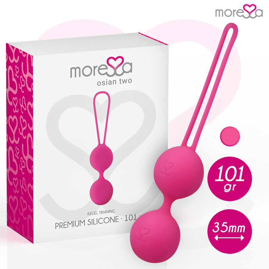 Bolas chinas MORESSA OSIAN TWO, rosas