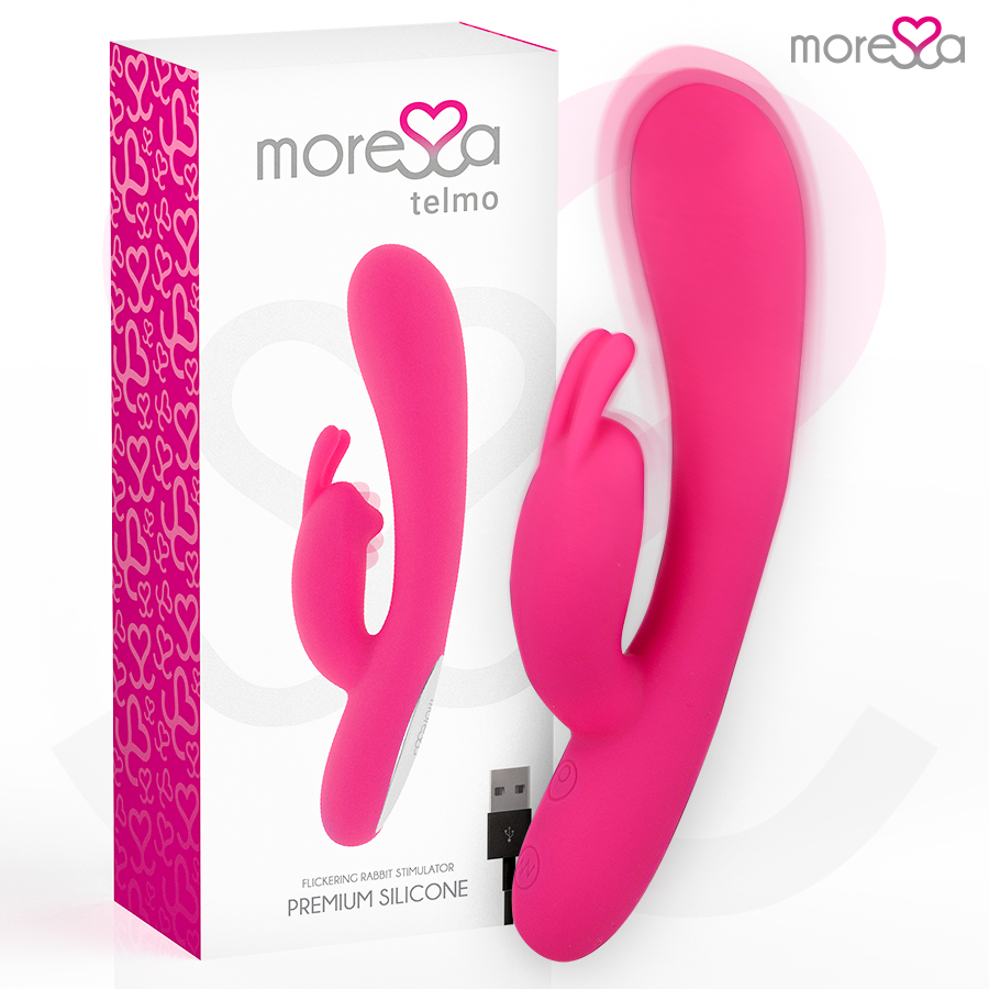 Vibrador rabbit MORESSA Telmo con estimulación flexible del clítoris