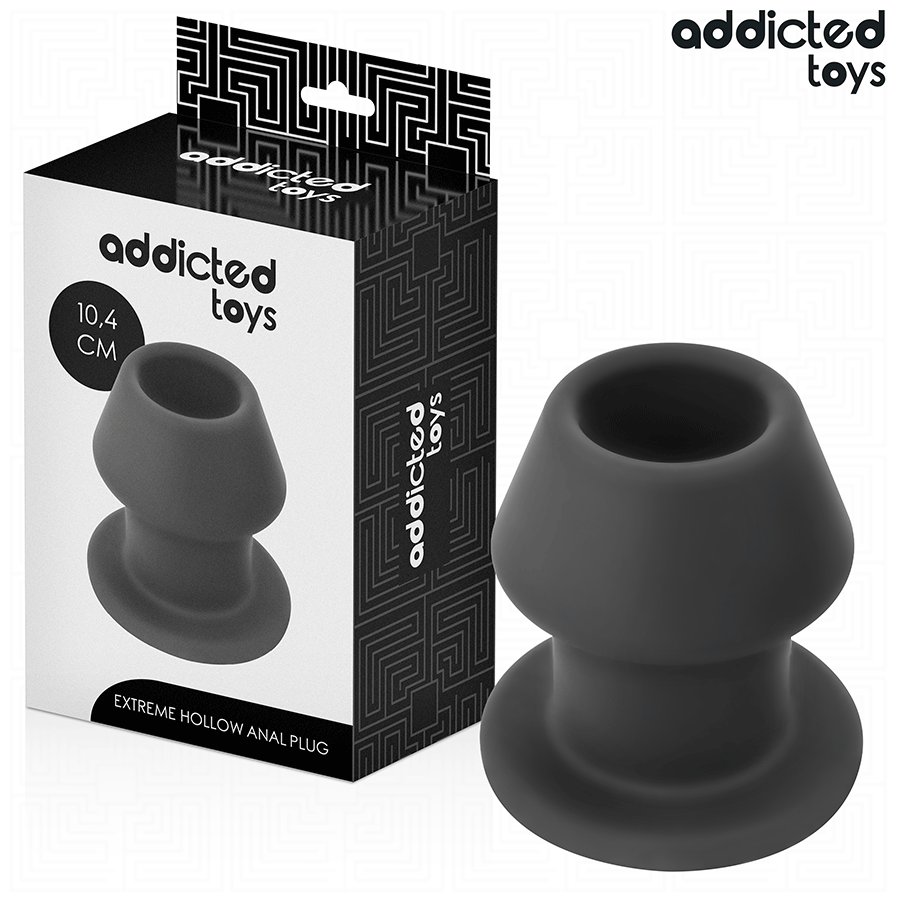 Plug anal de silicona Addicted Toys Extreme Hollow, talla L
