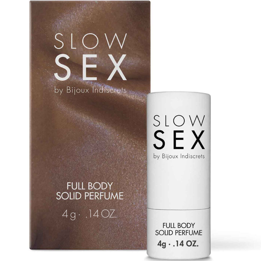 Perfume sólido para el cuerpo Bijoux Slow Sex con aroma a coco