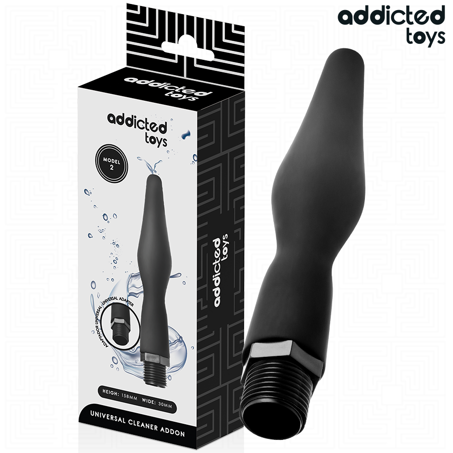 Ducha anal Addicted Toys Model 2 con adaptador universal