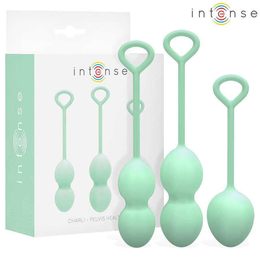 Set de bolas chinas INTENSE Charli en verde jade claro