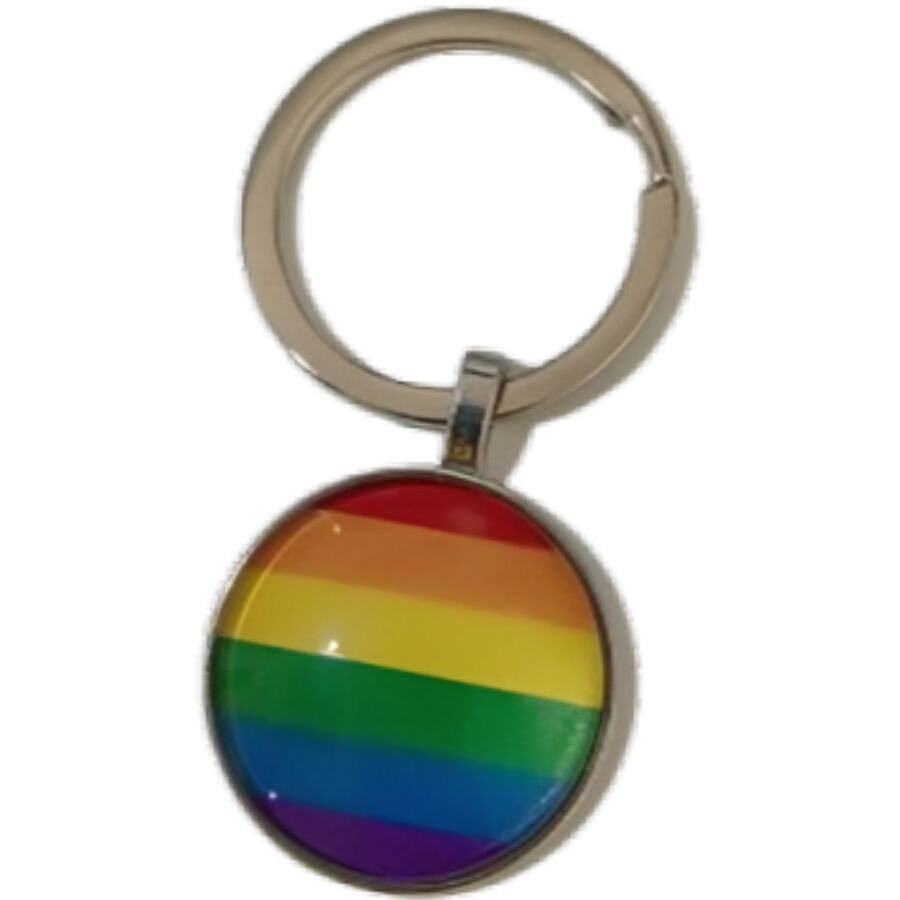 Llavero PRIDE con bandera arcoíris