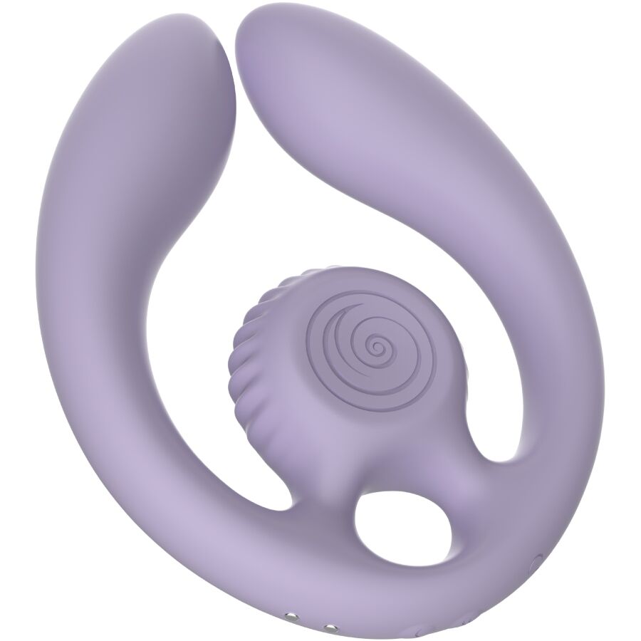 SNAIL VIBE GIZI Duo vibrador para parejas con mando a distancia, color lila
