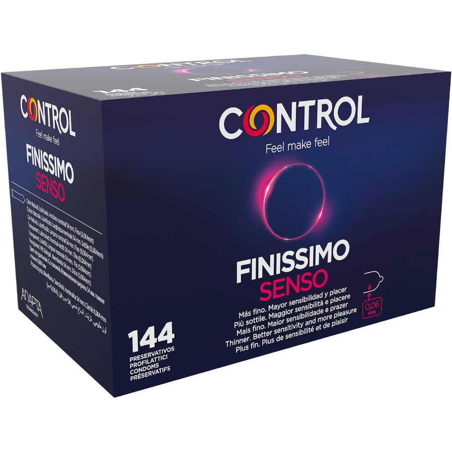 Preservativos finos Control Finissimo Senso, 144 unidades