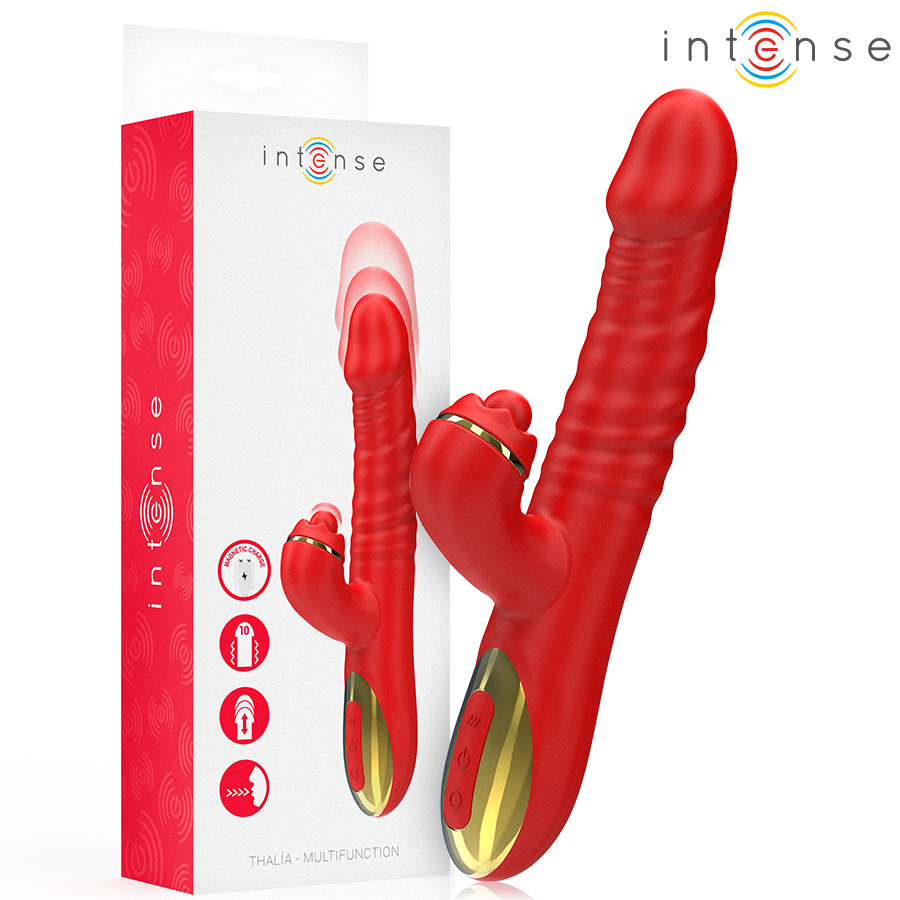 Vibrador THALIA de INTENSE HIGH TECH con vibración y función de empuje