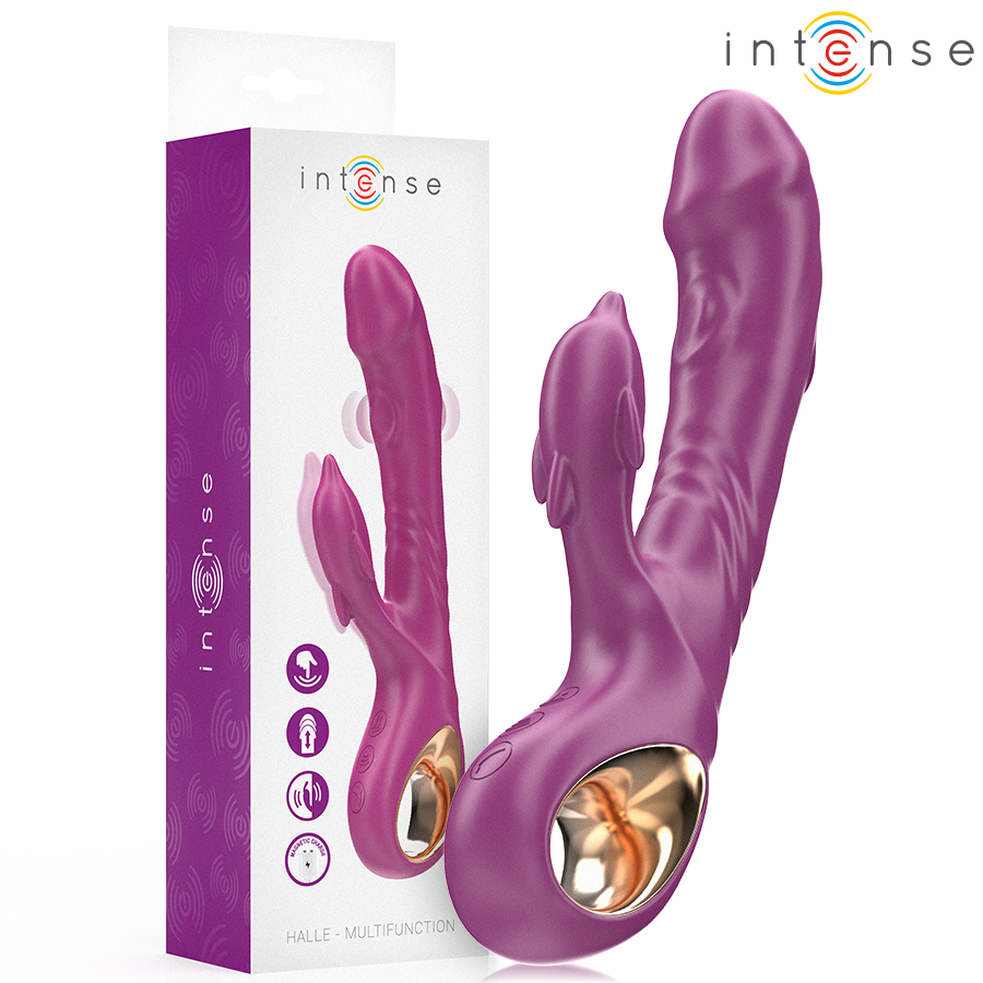 Vibrador HALLE de INTENSE HIGH TECH con lengua móvil