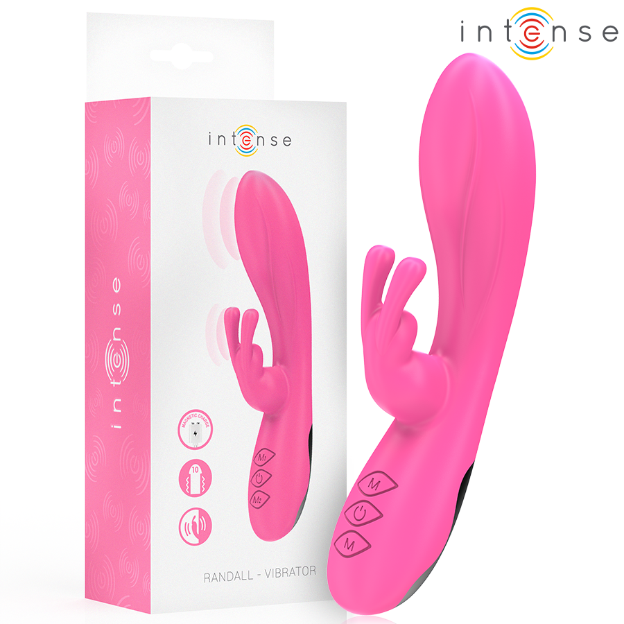Vibrador tipo rabbit INTENSE Randall, rosa