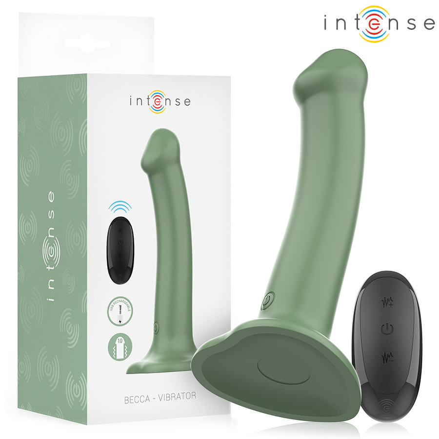 Vibrador INTENSE BECCA con mando a distancia y ventosa