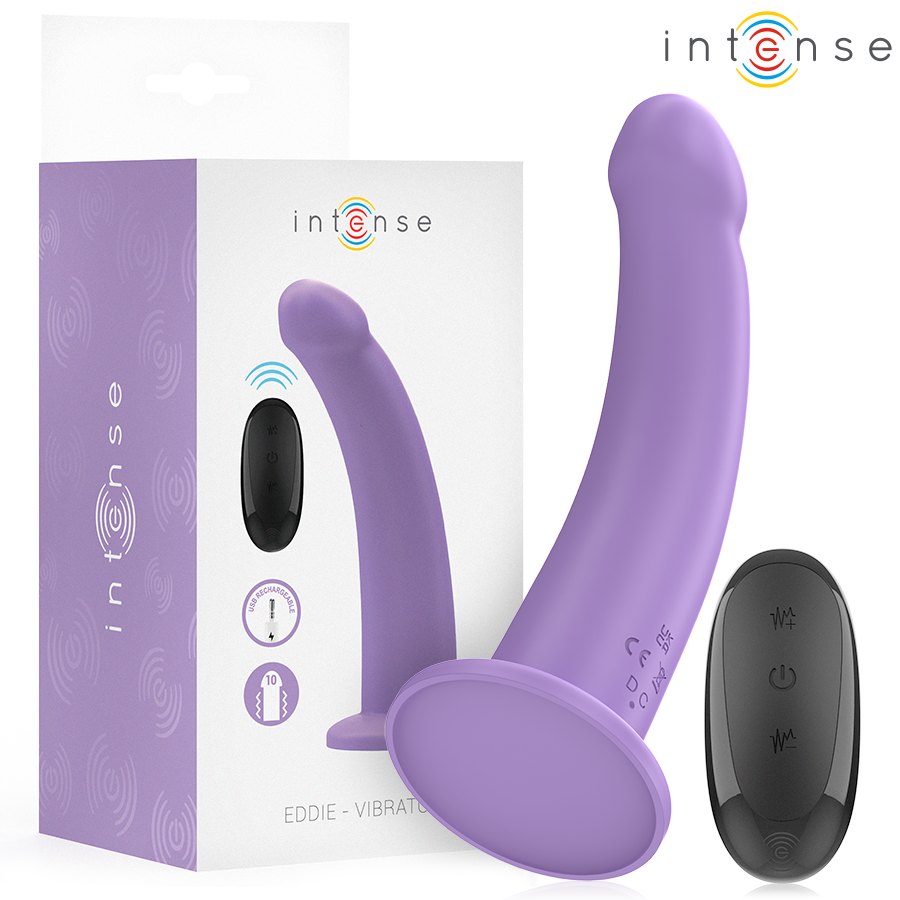 Vibrador de punto G INTENSE Eddie con mando a distancia