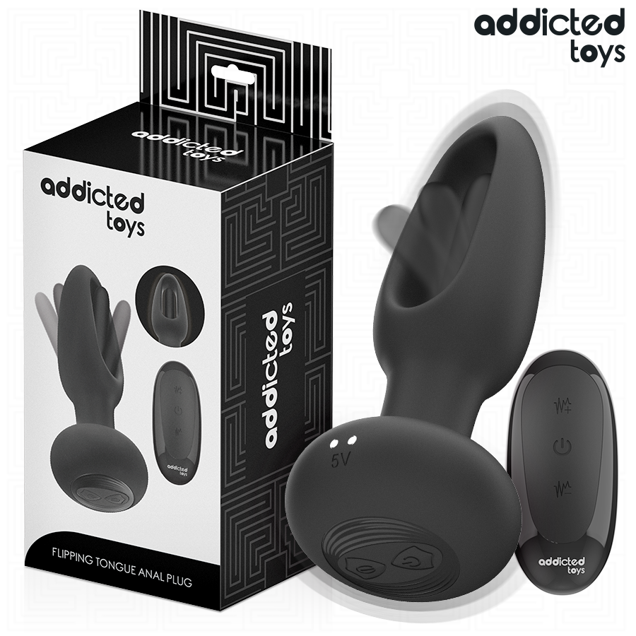 ADDICTED TOYS plug anal vibrador con mando a distancia