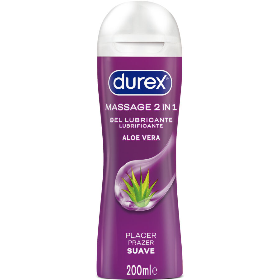 Gel de masaje Durex Soft con aloe vera, 200 ml