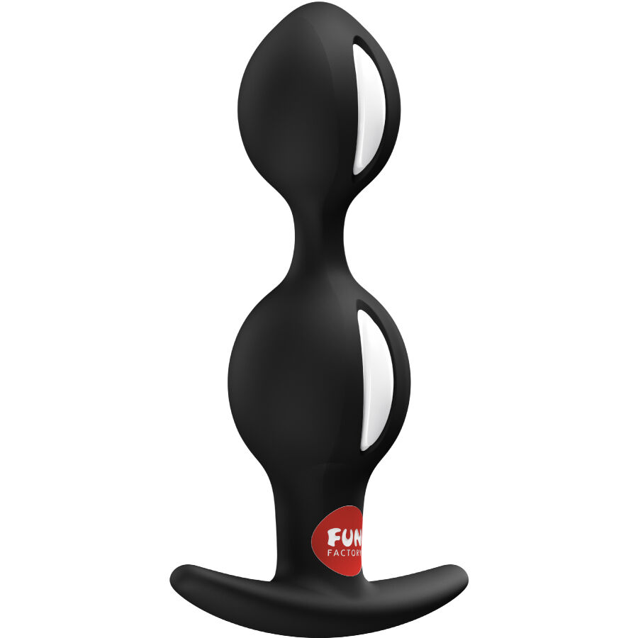 Plug anal FUN FACTORY B BALLS DUO, negro