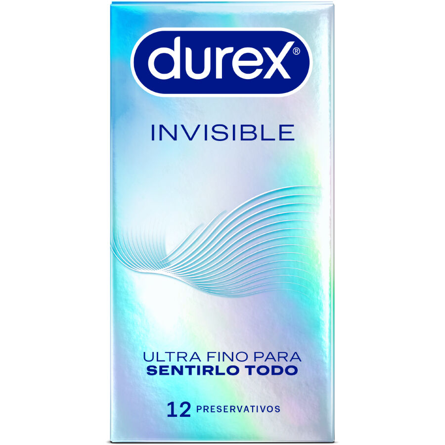 Preservativos finos Durex Invisible, 12 unidades