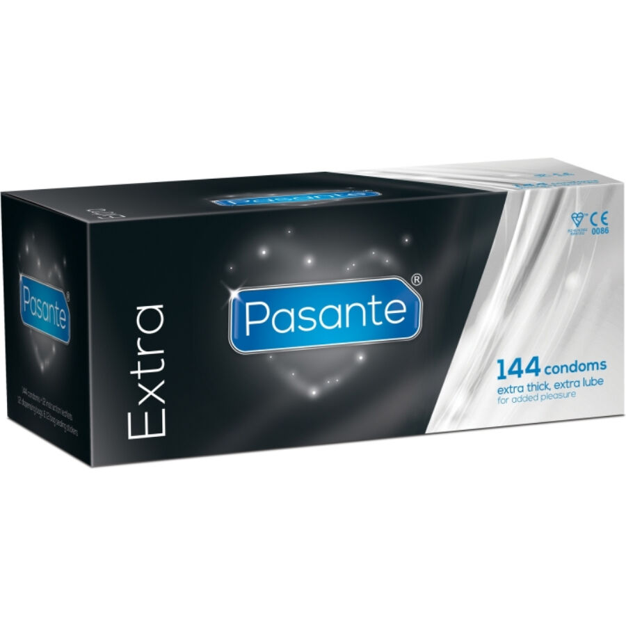 Preservativos Pasante Extra Thick, 144 unidades