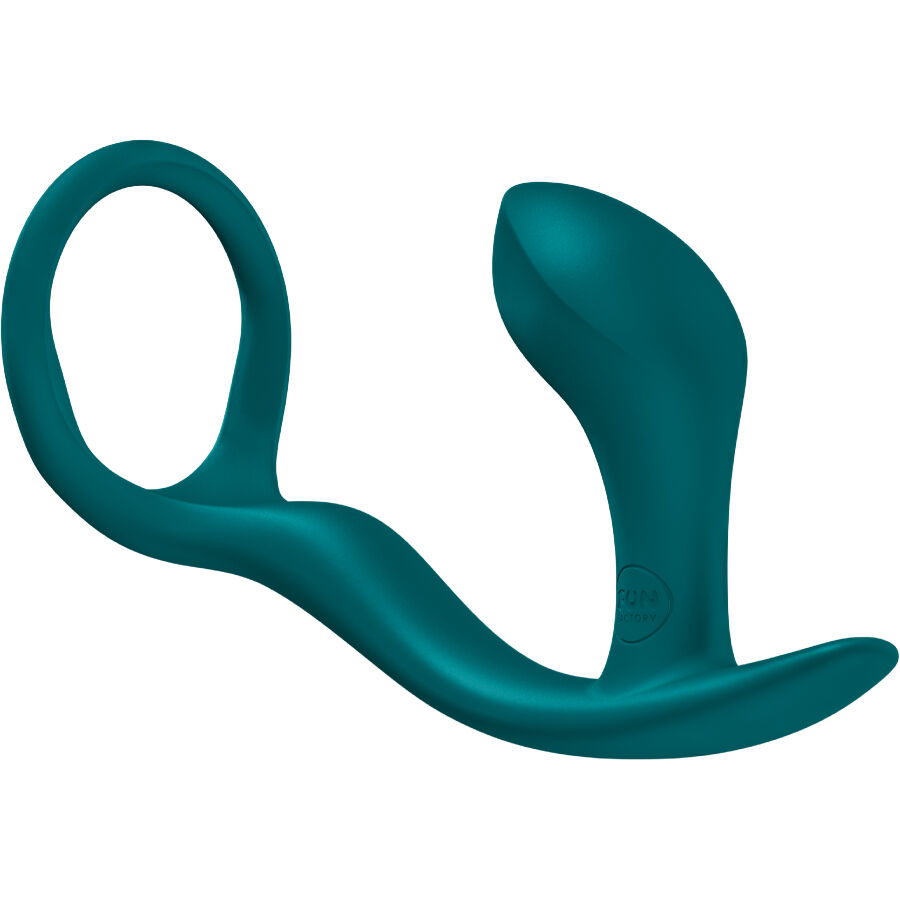 FUN FACTORY Bootie Ring Plug, plug anal verde botella