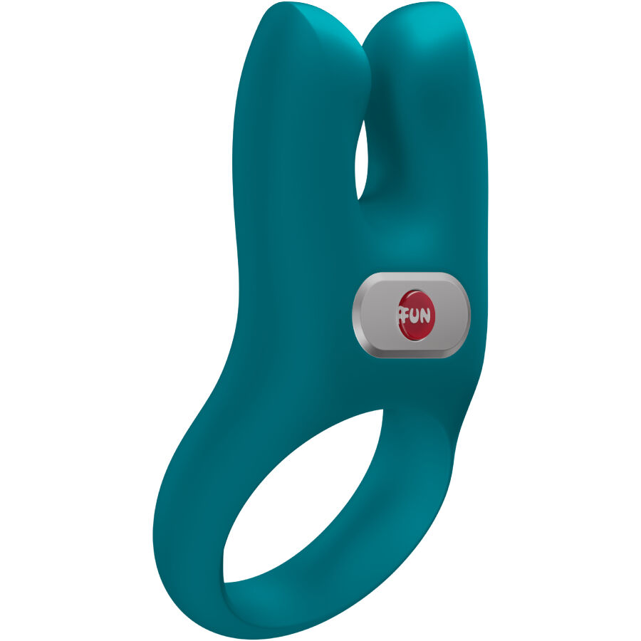 Anillo vibrador para el pene FUN FACTORY NOS, verde botella