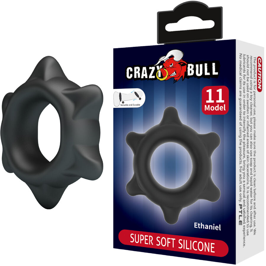 Anillo para el pene Crazy Bull Ethaniel Model 11 sin vibración