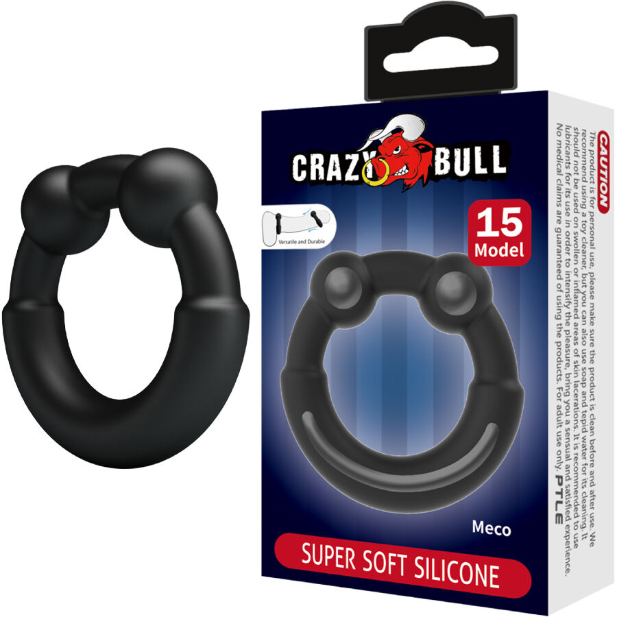 Anillo para el pene ajustable Crazy Bull Meco Model 15 sin vibración