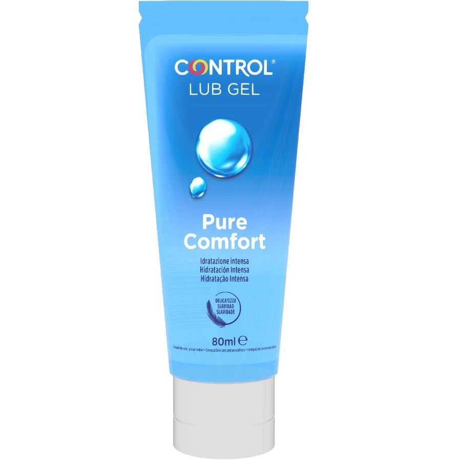 CONTROL Pure Comfort gel lubricante de base acuosa, 80 ml
