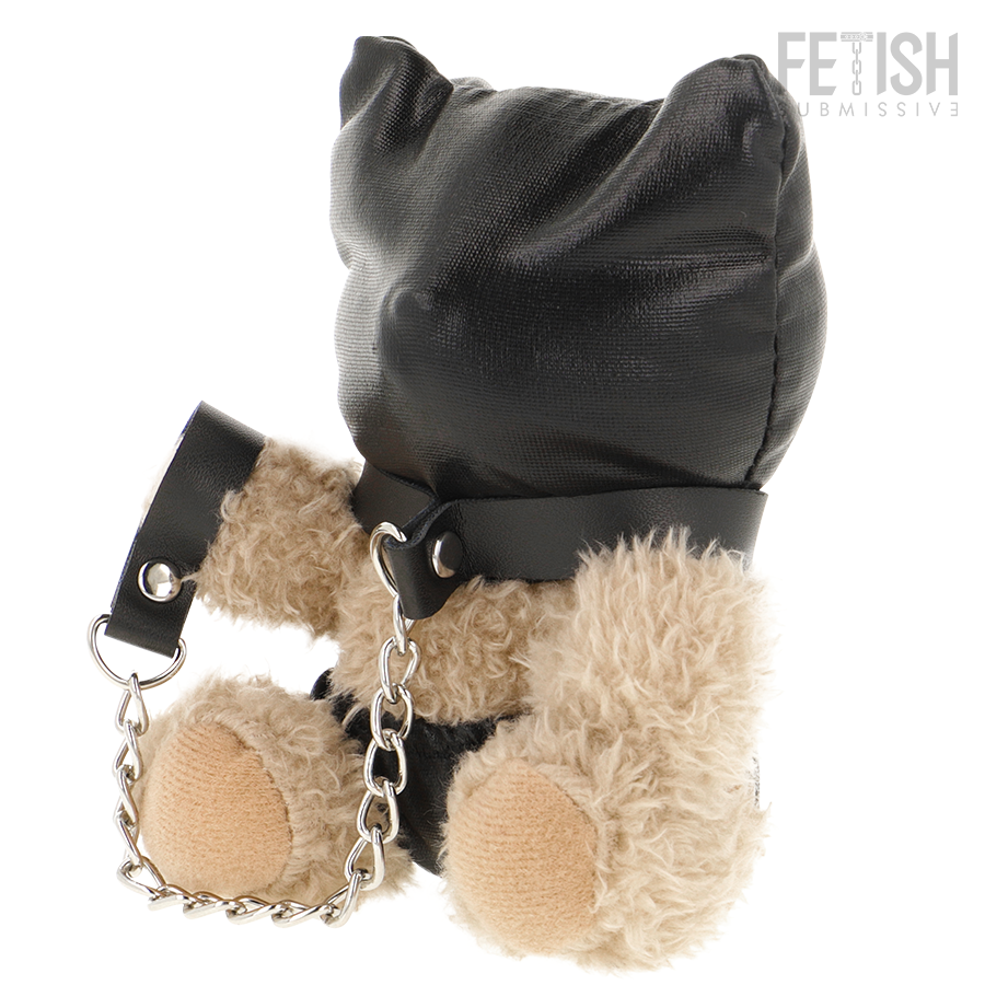FETISH SUBMISSIVE Momo osito de peluche con capucha bondage