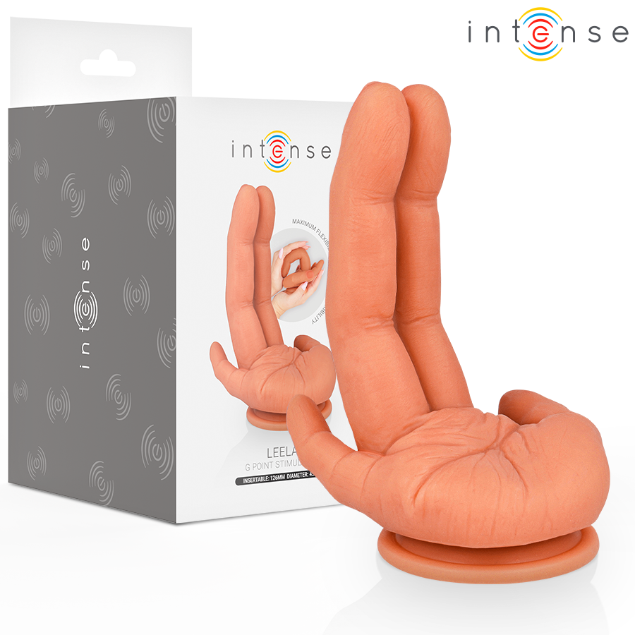 Dildo para el punto G INTENSE LEELA con forma flexible