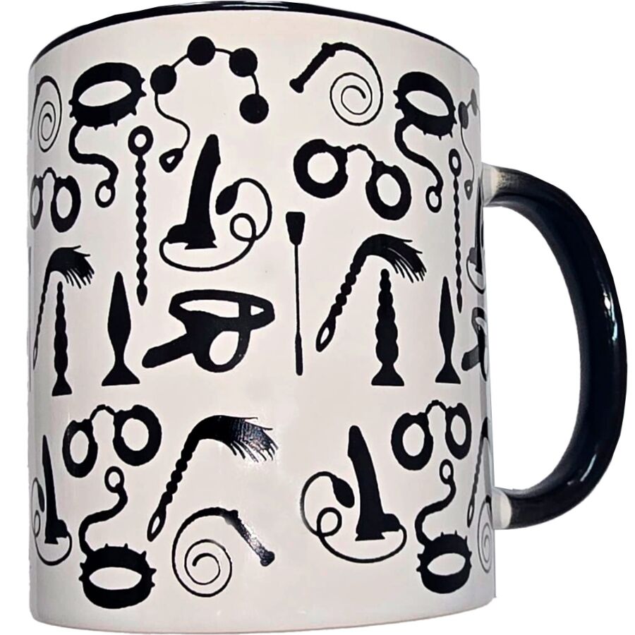 Taza de bondage Diablo Picante, un regalo erótico divertido