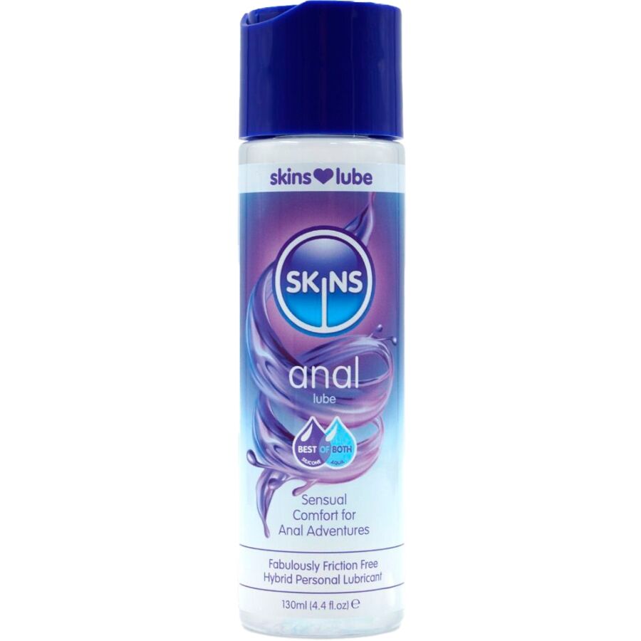Lubricante híbrido anal SKINS, 130 ml