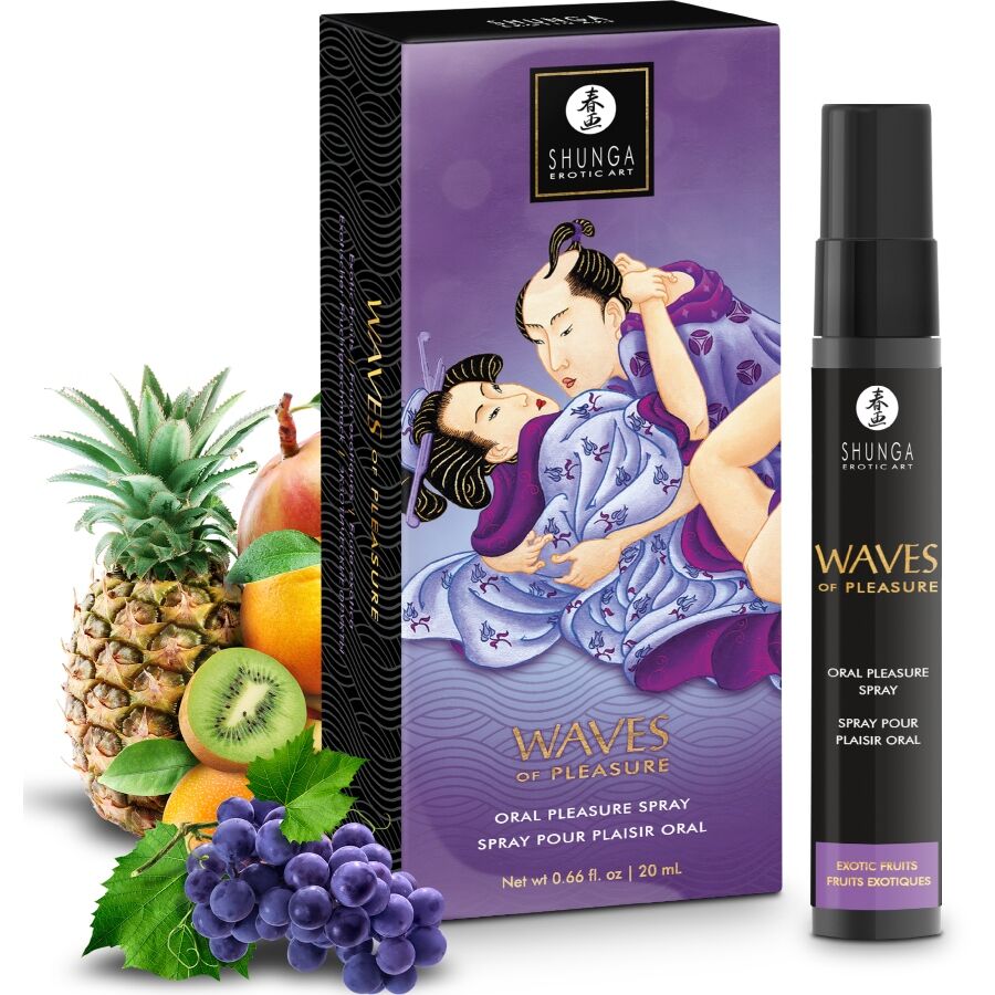 SHUNGA Waves Pleasure Spray de frutas exóticas, 20 ml